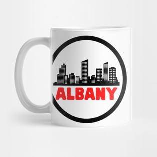 Life Is Better In Albany - Albany Skyline - Albany Tourism - Albany Skyline City Travel & Adventure Lover Mug